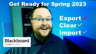How to Backup & Archive Your Courses | Blackboard Ultra