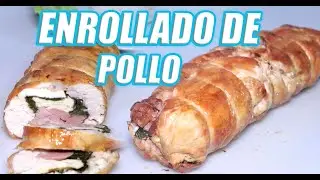 CENA NAVIDEÑA - POLLO ENROLLADO AL HORNO  con Espinaca, Hot dog y Huevo - SUMAMANKHA  Cheff Fidel