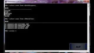 Creating  Managing  Droping Oracle Database Tablespaces