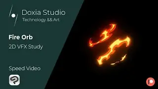 2D VFX: Fire Orb on Clip Studio Paint