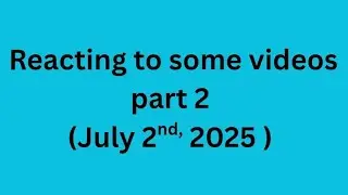 Reacting to some videos part 2 ( 4th of july special)