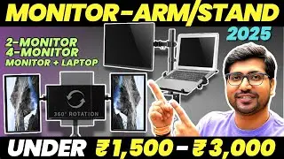 NEW🔥Best Monitor Stand for Desk🔥Dual Monitor Arm India🔥Dual Monitor Stand🔥Top 5 Best Monitor Stands