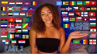 ASMR FOR EVERY COUNTRY IN THE WORLD 🌎 ✨Find YOUR Country! (Extra Clicky Whispers) ♥️
