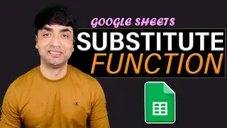 Google Sheets Substitute Function