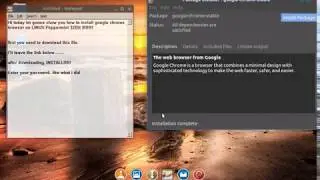 How to install Google Chrome Browser on Linux 32bit Peppermint OS (Complete Guide)