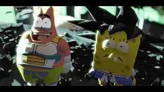 Spongebob and Patrick meet Cell (DBZ Animation)