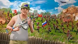 I Led a Nation into a War of 1000 Players