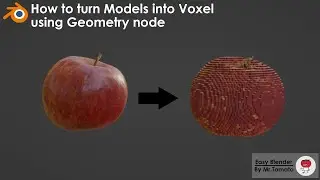 How to turn Models into Voxel using Geometry Nodes
