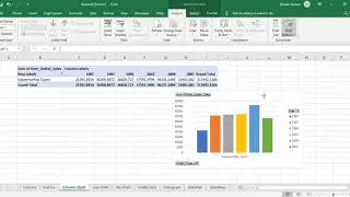 Excel Exercise 11 - Column chart | Excel formulas and functions