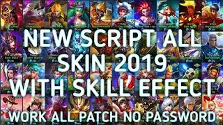 NEW SCRIPT ALL SKIN 2019 WORK ALL PATCH WITH SKILL EFFECT
