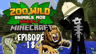 Minecraft SMP: Zoo and Wild Animal (ZAWA) Mod - EP18 - Dragons, Snakes, and The Iguana