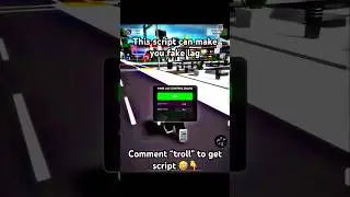 This roblox script makes you fake lag (FE) 