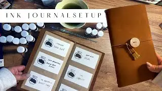 Ink Swatches Journal Set Up | New Inks | Travelers Company Notebook