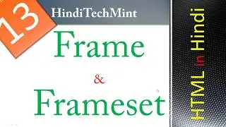 Frame and Frameset in html