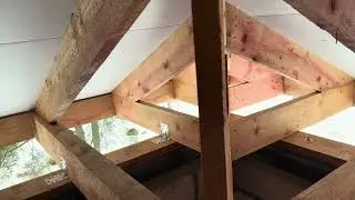 Rafter system. Hip roof.