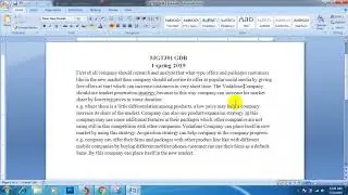 MGT301 GDB 1 with Solution File