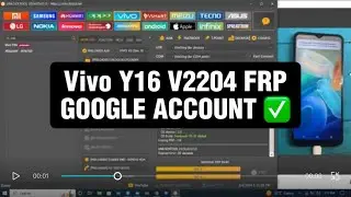 Vivo Y16 V2204 FRP GOOGLE ACCOUNT bypass with UNLOCKTOOL