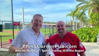Billy the Philly Fan - Spring Training 2020 Has Begun!