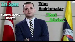 Metin Sipahioğlu Çarpıcı Açıklamaları Full Trt Spor (G.Saray'a Cevap, Sert Sözler)