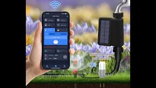 Tuya WiFi Smart Water Timer With Soil Sensor #irrigation #garden #smartgarden #solarwatertimer