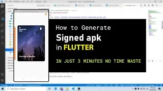 Flutter: Prepare app for release in 3 minutes | How to generate Signed apk in flutter