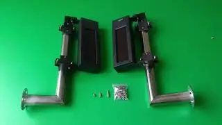 Install solar power wireless infrared beam sensor DIY home security 