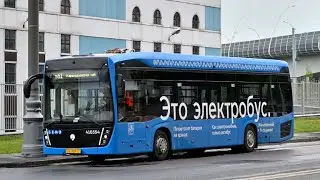 Поездка на электробусе КАМАЗ-6282 №410354 №т42 Петровско-Разумовская аллея, 8-Рижский вокзал