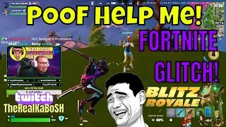 Funny Fortnite Glitch BLITZ Duos with PoofyFluff ► Funny Fortnite Moments