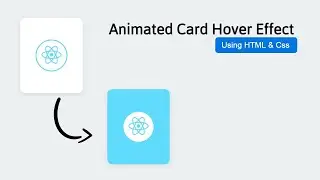 Animated card hover effect using HTML and Css | Responsive Card