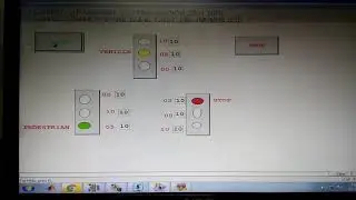 Traffic Signal On SCADA Controlling By PLC(PLC-SCADA SIMULATAION)