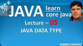 Learn Core Java : Primitive and user defined data types in java
