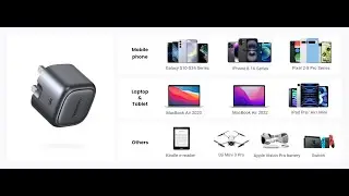 UGREEN 90878 30W USB C Charger Nexode UK Plug Foldable Video