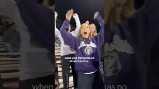 the student section… HOLY COW