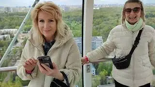 Солнце Москвы. 140м над ВДНХ. 6 мая 2023 г.