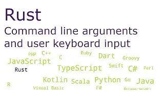 Rust - Command line arguments and user keyboard input