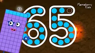 Numberblocks 65 Magic Run - Numberblocks Sixty Five Adventure | Number Counting Go Explore
