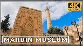 Mardin Museum and Latifiye Cami 4K Walking Tour Mardin/Turkey