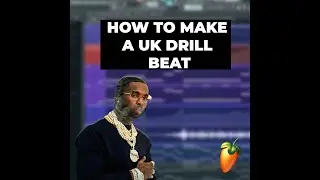 HOW TO MAKE A UK DRILL BEAT FOR POP SMOKE & FIVIO FOREIGN | FL STUDIO TUTORIAL #short