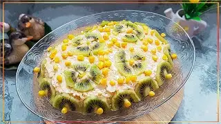 Салат из курицы и киви. Просто и вкусно