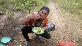 memasak sayur ikan dispot hasil mancing sedapnya..