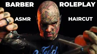 ASMR BARBER ROLEPLAY - Scissors, clippers, water spray… ASMR haircut for sleep
