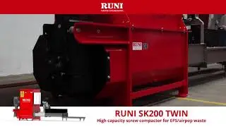 Шнековый компактор пенопласта RUNI SK 200