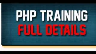 PHP Training Institute in Kanpur, PHP Training Company at Live Project 100 % Practical