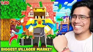 I Made THE BIGGEST VILLAGER MARKET In Fleet Kingdom😰