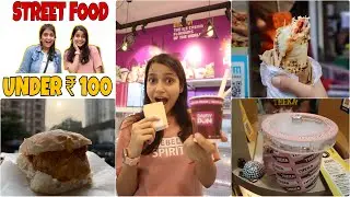 MUMBAI STREET FOOD CHALLENGE UNDER 100 | KANDIVALI STREET FOOD ₹ 100 | INDIAN STREET FOOD CHALLENGE