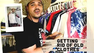 CLOSET CLEAN OUT!!! Getting Rid of my old clothes  | Vlog