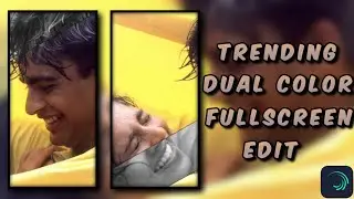 Trending Dual Colour HD Full-Screen WhatsApp Status Editing | AlightMotion Tutorial