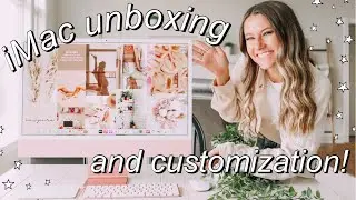 Pink M1 iMac Unboxing! || 24