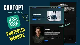 🚀Create Website With ChatGPT - HTML, CSS, JavaScript, & Bootstrap | No Coding Website