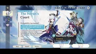 Rolling for Kamisato Ayaka rerun in 2.6 update || Genshin Impact Gacha Summons